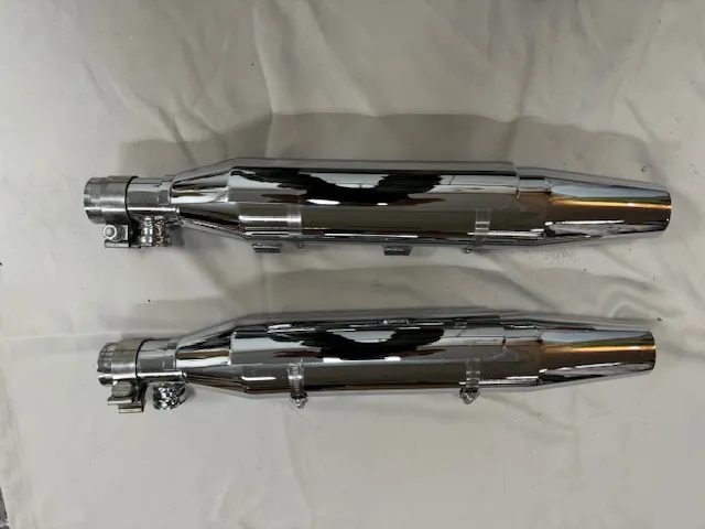 Originele uitlaatdempers Harley-Davidson Sportster chroom (2004-2013) 64891-04A