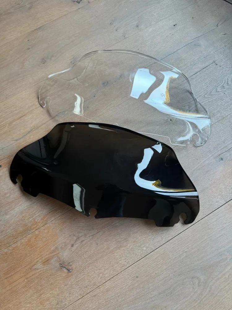 Motea Windscherm Wave 9" set zwart + helder Touring (2014-up)