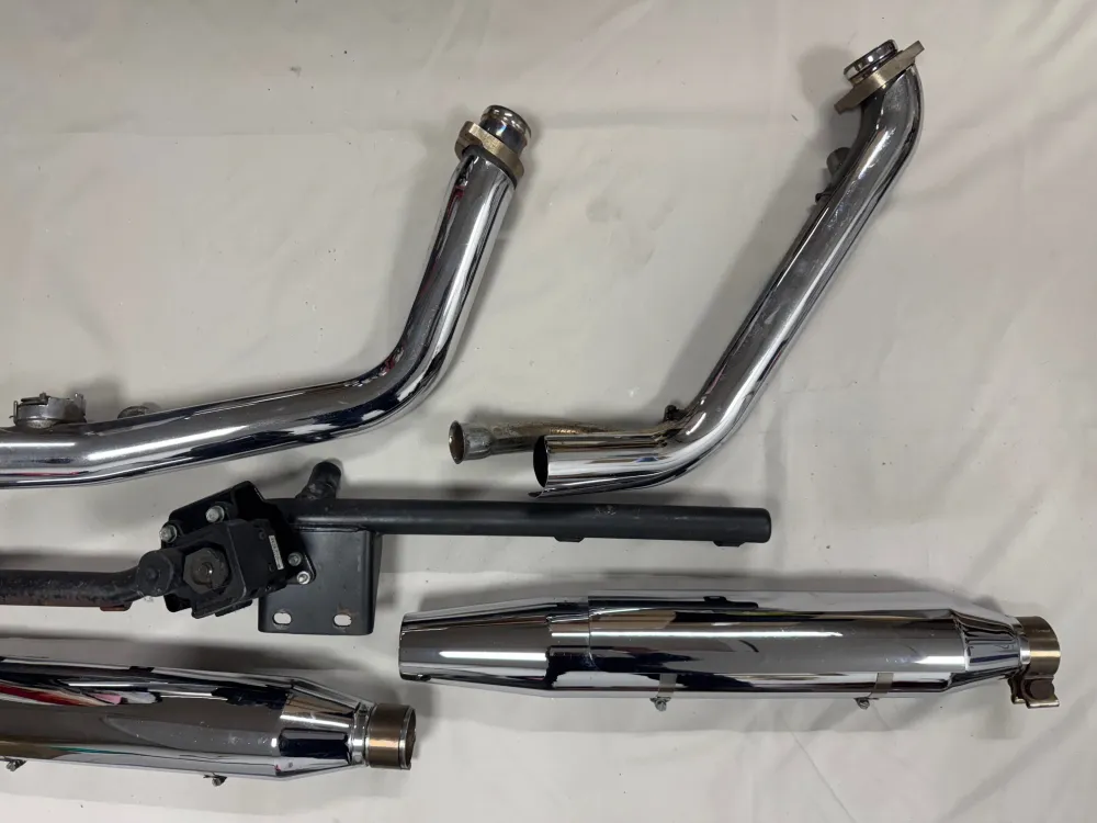 Uitlaatsysteem Harley-Davidson FLSTC Heritage Softail compleet zgan (2008-2017) 65682-07