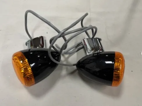 Harley-Davidson LED verlichting 3:1 achterzijde glans zwart chroom Fat Bob M8 (2018-up)