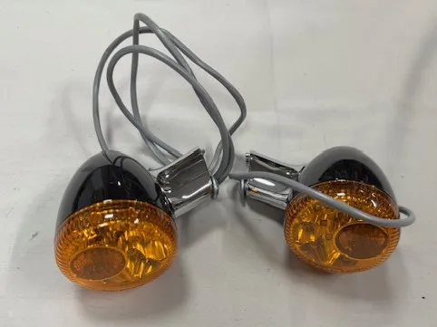 Harley-Davidson LED verlichting 3:1 achterzijde glans zwart chroom Fat Bob M8 (2018-up)