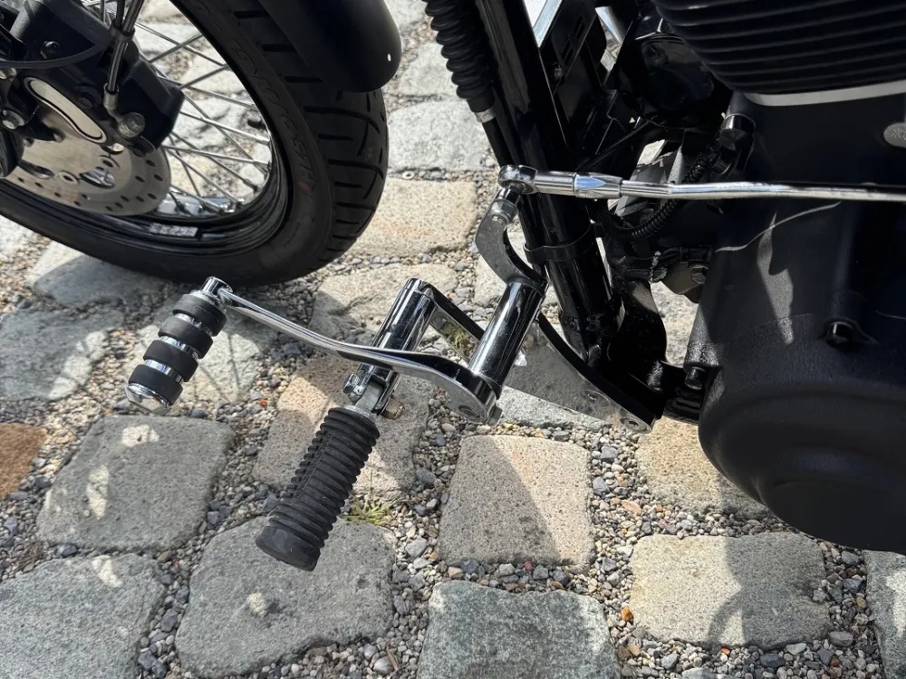 Extended forward Control Kit Harley-Davidson Dyna chroom zgan (2006-2017)