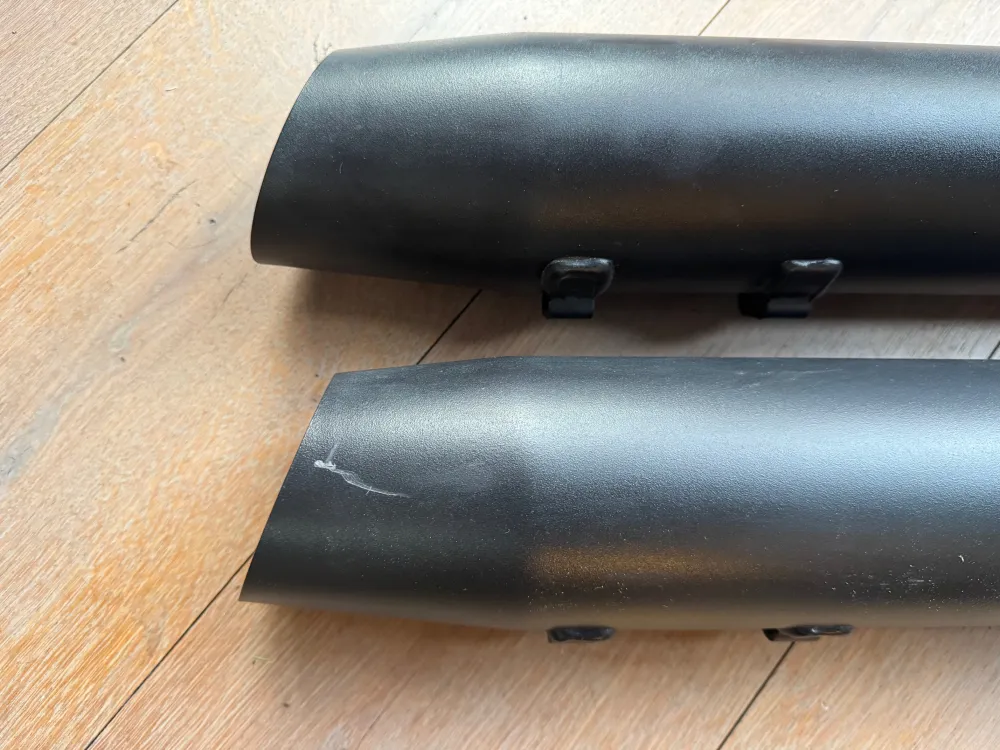 Uitlaatdempers Harley-Davidson Touring M8 origineel zwart (2017-2020) 64900769 