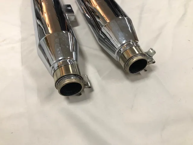 Uitlaatdempers origineel Harley-Davidson Dyna 103 chroom (2017) 64900308