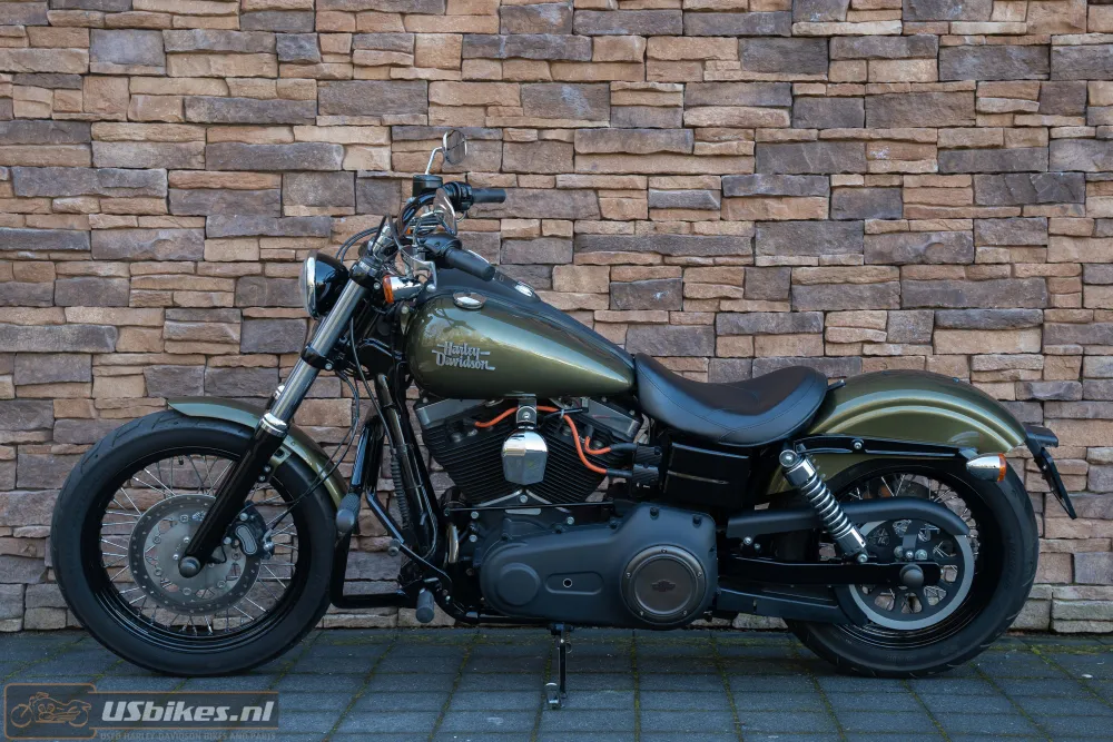 2017 Harley Davidson FXDB Dyna Street Bob 103 ABS Olive Gold