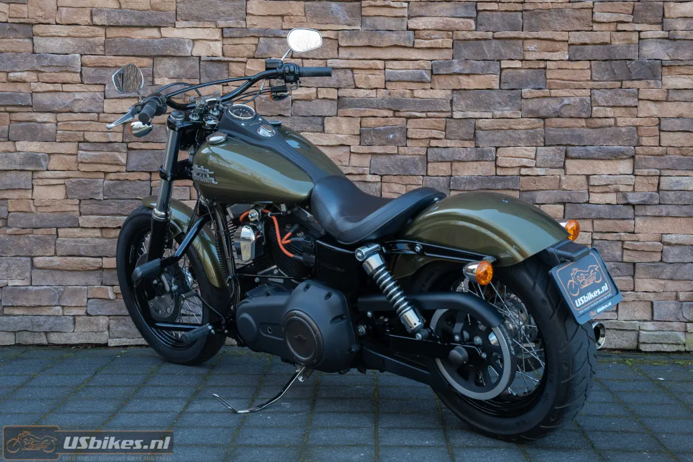 2017 Harley Davidson FXDB Dyna Street Bob 103 ABS Olive Gold