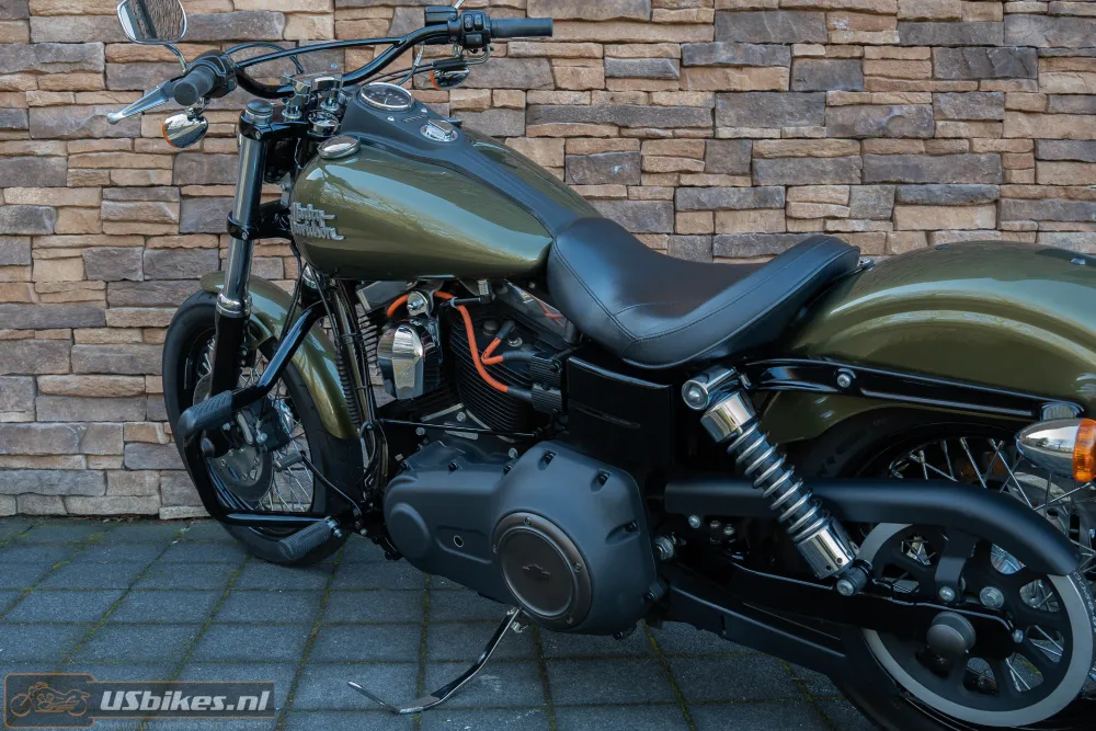 2017 Harley Davidson FXDB Dyna Street Bob 103 ABS Olive Gold