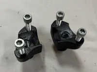 Harley-Davidson Risers set denim black Dyna Sportster 56116-82A 56117-82A