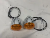 Harley-Davidson Road Glide knipperlichten voorzijde amber chroom metaal  (2015-up) 67800512