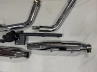 Uitlaatsysteem Harley-Davidson FLSTC Heritage Softail compleet zgan (2008-2017) 65682-07