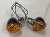 Harley-Davidson LED verlichting 3:1 achterzijde glans zwart chroom Fat Bob M8 (2018-up)