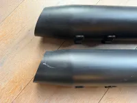 Uitlaatdempers Harley-Davidson Touring M8 origineel zwart (2017-2020) 64900769 