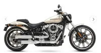 Rinehart uitlaatdempers 3,5" slip-on M8 softail (2018-up) 500-1200-SLOT
