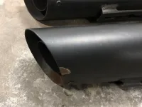 Uitlaatdempers Harley-Davidson Screamin Eagle slash cut zwart Dyna (2007-2017) 80792-10