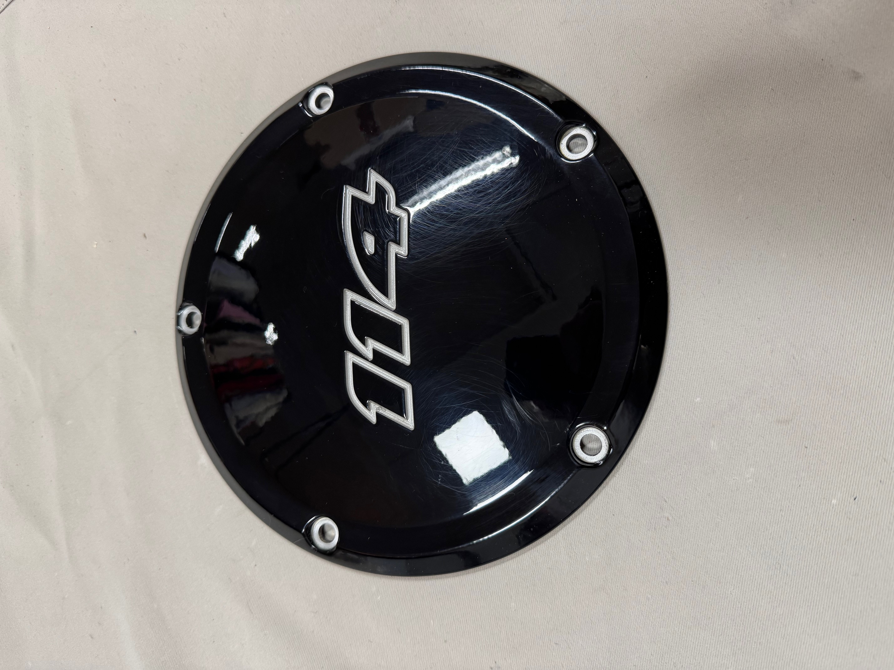 Harley-Davidson 5 Hole Touring 114 Gloss Black Derby Cover 25700389