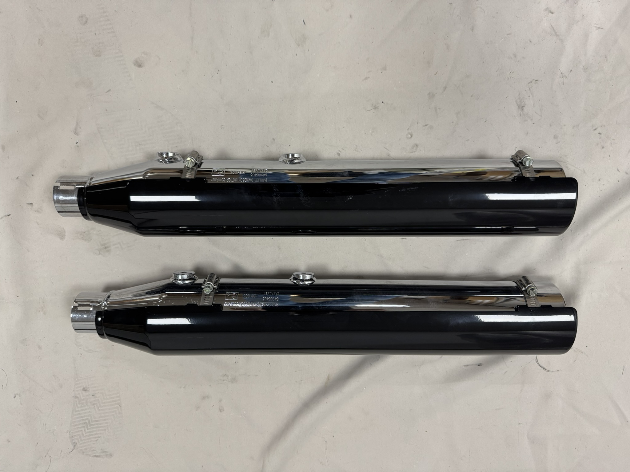 Uitlaatdempers Harley-Davidson Softail CVO Pro Street Breakout zgan (2016-2017) 64900405