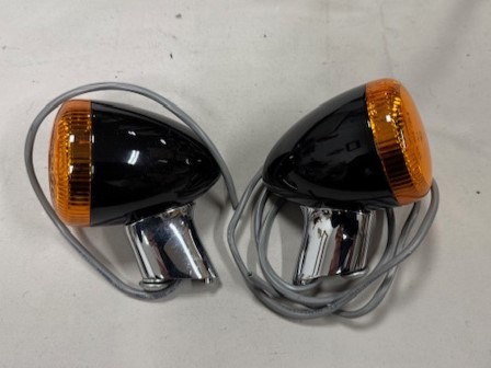 Harley-Davidson LED verlichting 3:1 achterzijde glans zwart chroom Fat Bob M8 (2018-up)