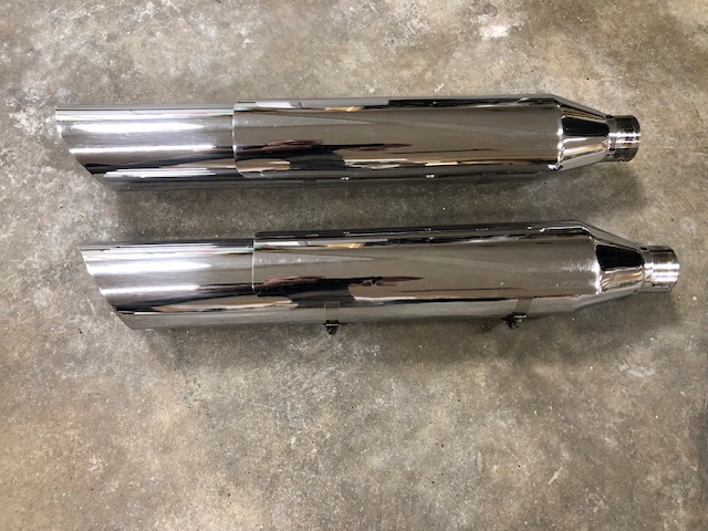 Uitlaatdempers Harley-Davidson Softail Slash Cut (2008-2017) 64727-08