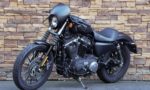 2014 XL883N Iron Sportster black denim ABS Vance Hines