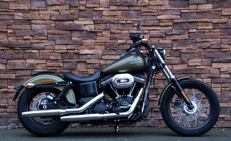 2017 Harley Davidson FXDB Dyna Street Bob 103 ABS olive green S&S stage one btw