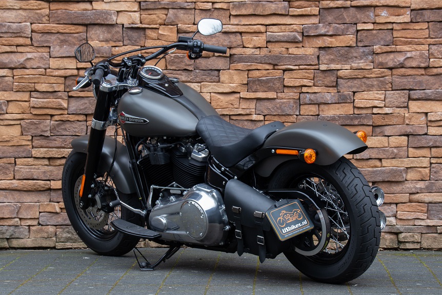 2018 Harley-Davidson FLSL Softail Slim 107 M8 Industrial Grey LA