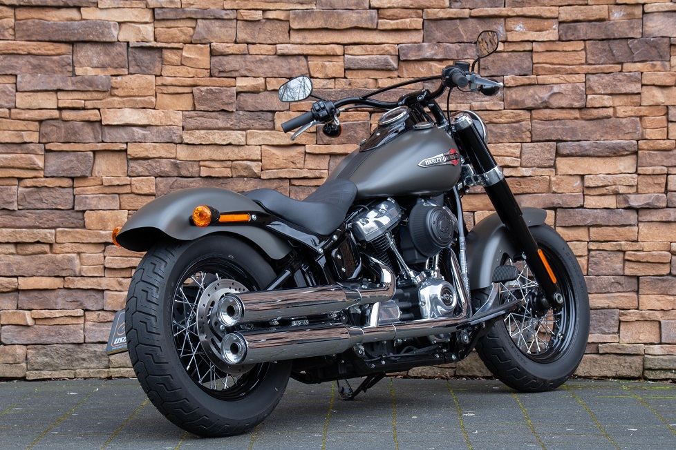 2018 Harley-Davidson FLSL Softail Slim 107 M8 Industrial Grey RA