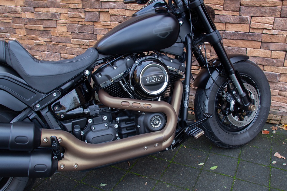 2019 Harley-Davidson FXFB Softail Fat Bob 107 M8 denim black Rinehart