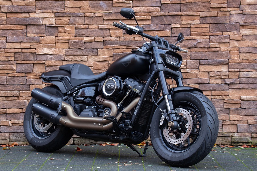 2019 Harley-Davidson FXFB Softail Fat Bob 107 M8 denim black Rinehart