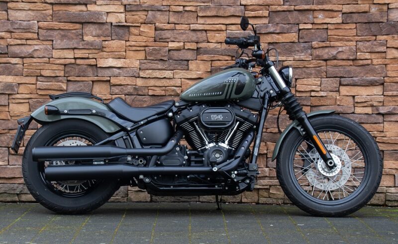 2021 Harley-Davidson FXBBS Street Bob Softail Deadwood Green Screamin Eagle