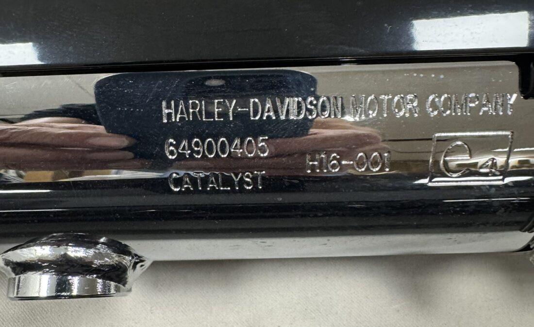 64900405 Uitlaatdempers Softail CVO Pro Street Breakout chroom+hoogglans zwart new 225 d