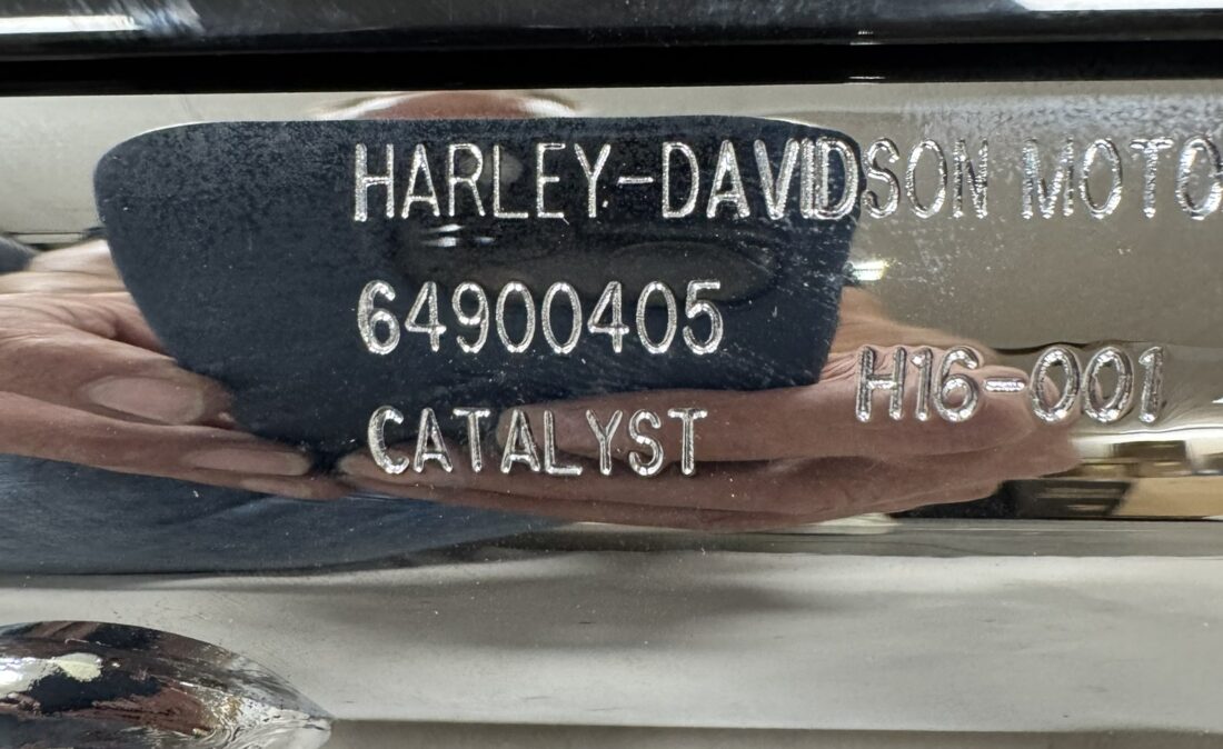 64900405 Uitlaatdempers Softail CVO Pro Street Breakout chroom+hoogglans zwart new 225 e