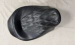 52000057 Low Profile Touring Seat - Diamond Pattern - Mahogany Brown 334 a