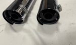 64900405 Uitlaatdempers Softail CVO Pro Street Breakout chroom+hoogglans zwart new 225 b