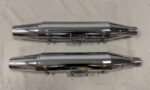 64900456 uitlaatdempers Softail M8 Heritage FLHC(S) en FLDE Deluxe chroom new 242 a