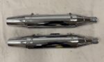 64900456 uitlaatdempers Softail M8 Heritage FLHC(S) en FLDE Deluxe chroom new 242 b