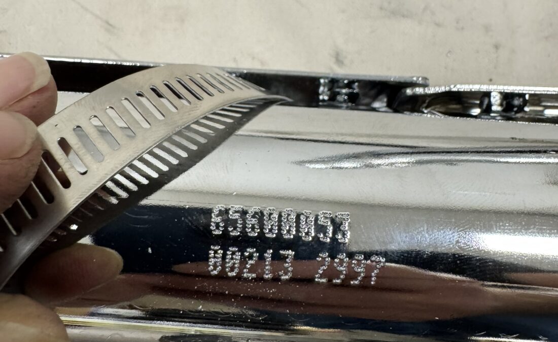 65600053 Uitlaatbochten incl hitteschilden Softail Slim 12-17 en Deluxe 07-17 new 251 d