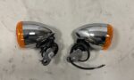 67800519 Knipperlichten voorzijde Softail M8 chroom incl. brackets new 820 b