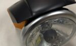 koplamp met houder compleet denim black satin rim Sportster Dyna 838 b