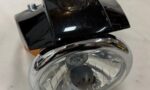 koplamp met houder compleet gloss black chrome rim Sportster Dyna 831 a