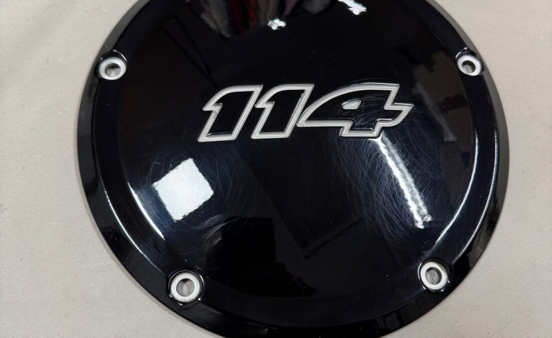 25700389 114 5 Hole Gloss Black Derby Cover incl. boutjes 916 a