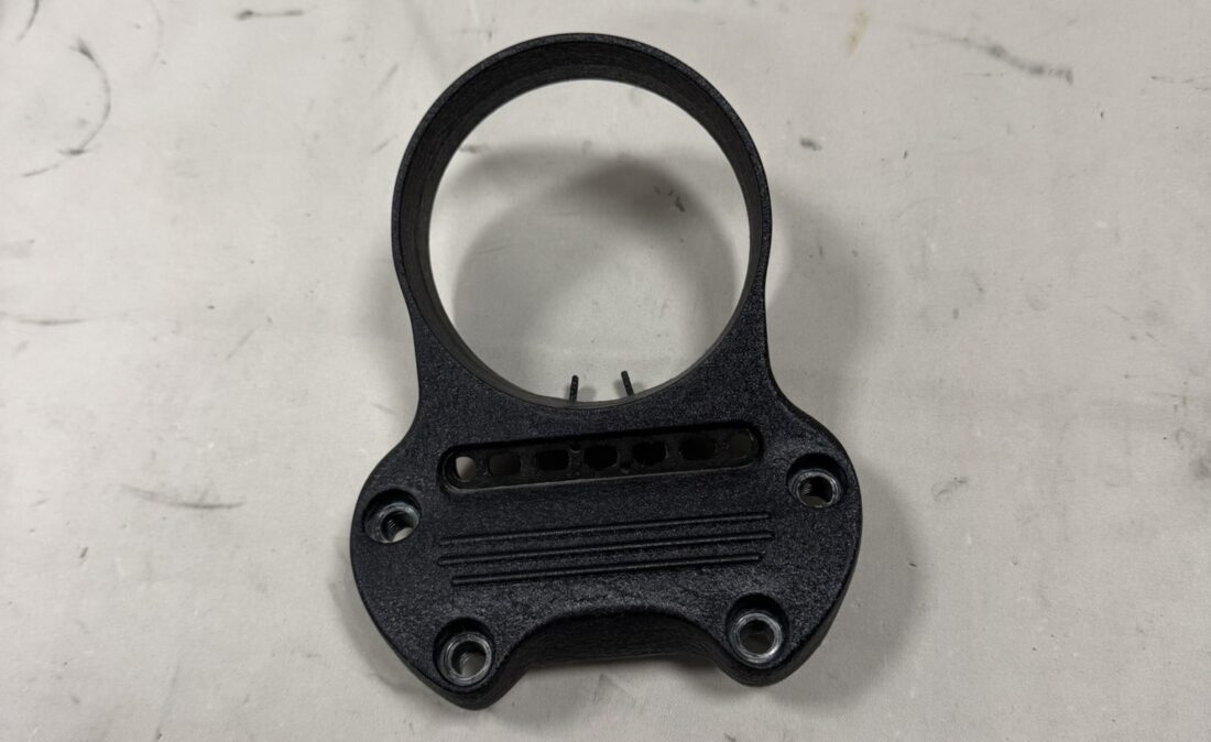 55847-05A Speedometer bracket black wrinkle 1239 a