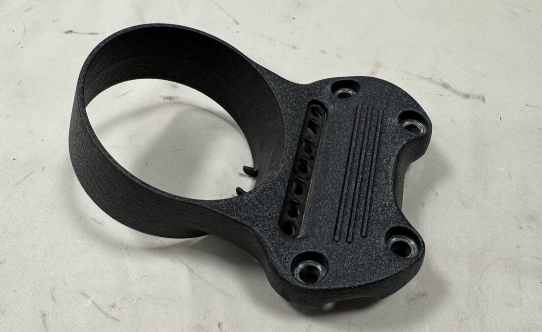 55847-05A Speedometer bracket black wrinkle 1239 c