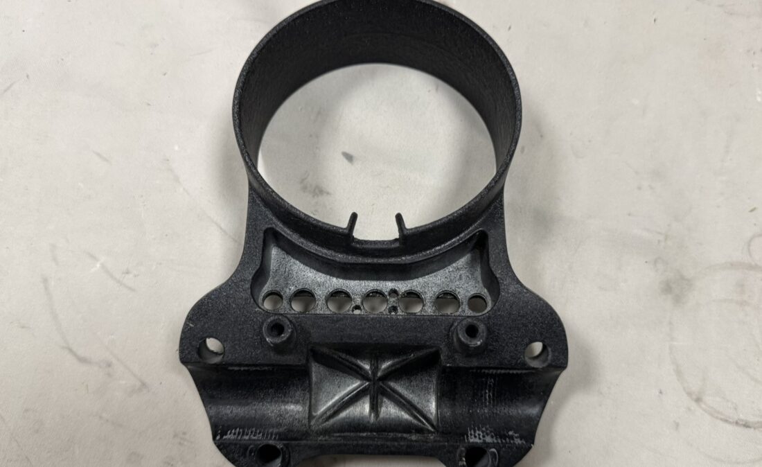 55847-05A Speedometer bracket black wrinkle 1239 d