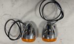 67800512 knipperlichten voorzijde amber chroom metaal Road Glide 841 b